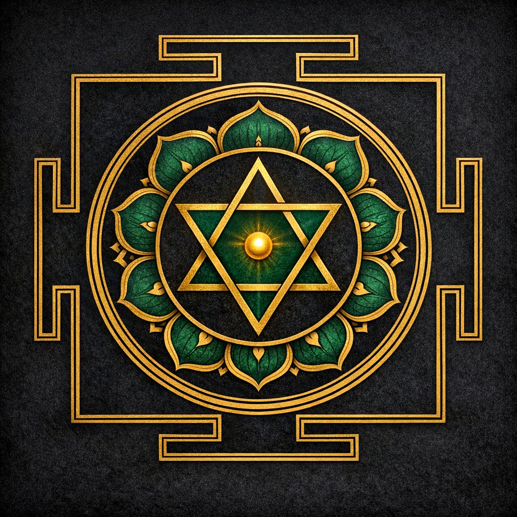 Matangi Yantra — Sacred geometry of speech