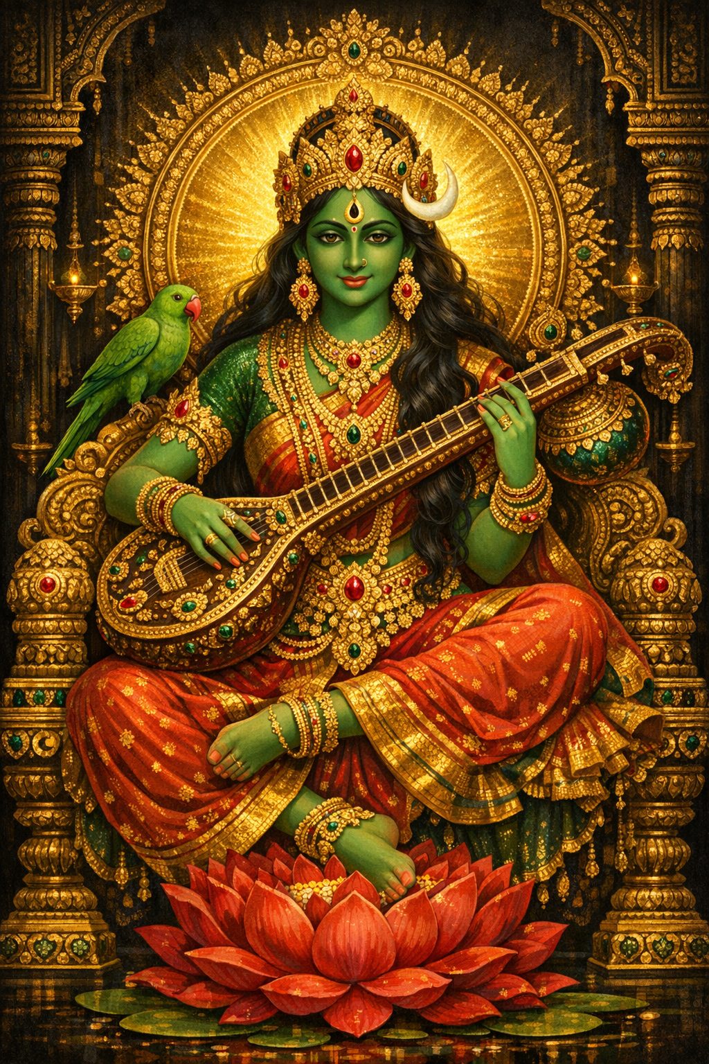 Raja-Matangi — The Sovereign on Her Throne